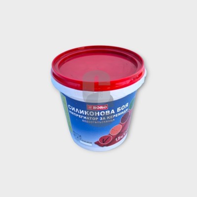 Боя за керемиди силиконова кер. червена -  1.5кг.